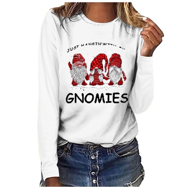 Pntutb Mujeres Día de San Valentín Impreso Manga Larga Sudadera Pullover Camisas top Blusa Pntutb Pntutb-4918