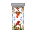 thumbnail image 2 of Ambesonne Christmas Fitted Sheet & Pillow Sham Set, Stocking Santa Hat, Full, Multicolor, 2 of 3