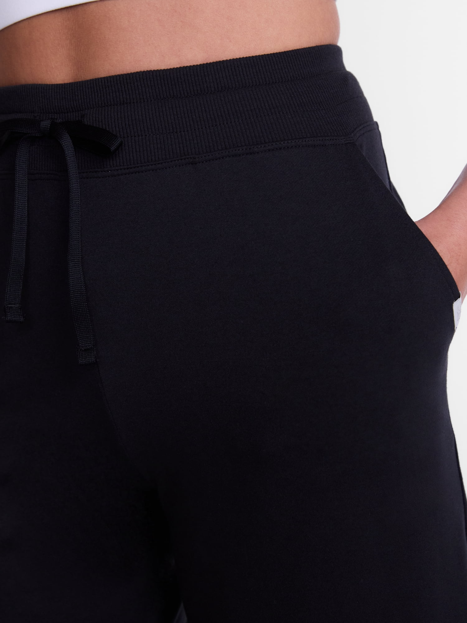 Athletic Works Women's French Terry Bermuda Shorts, 9" Inseam, Sizes XS-XXXL