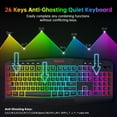 thumbnail image 4 of Wired Keyboard and Mouse Combo Redragon S101-3, RGB Backlit Keyboard, 3200DPI Mouse, 4 of 5