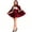 Adult, variant on Women Gothic Halloween Costume Set, Vintage Corset Mini Skirt Outfit with Hooded Cape for Cosplay Fancy Dress Party
