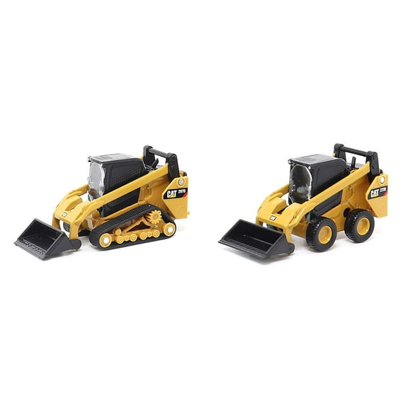 Diecast Masters 1/64 Caterpillar 272D2 Skid Steer Loader & 297D2 Compact Track Loader Set 84647