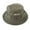 Army Green, variant on CSChome Women Fisherman Hat Solid Color Breathable UV Windproof Fixed Strap Soft Protection Japanese Style Large Brim Curled Edge Women Fisherman Hat