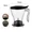 Black-Cup, variant on 600ml Pour Over Coffee Dripper Cold and Heat Resistant Removable Coffee Filter Hand-brewed Espresso Pot Infuser Loose Leaf Tea (Black-Cup-pot)