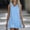 #4Sky Blue, variant on Byworldtasic Sleeveless Shirt Hooded Dresses for Women Summer Shift Mini Dress Casual V Neck Dresses