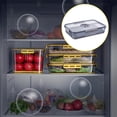 thumbnail image 4 of de almacenamiento de alimentos con tapas de alimentos de plástico para preparación de comidas con tapas Conte Gris32.5x22.5x6.3cm Macarena Tapas de contenedores de almacenamiento, 4 of 7