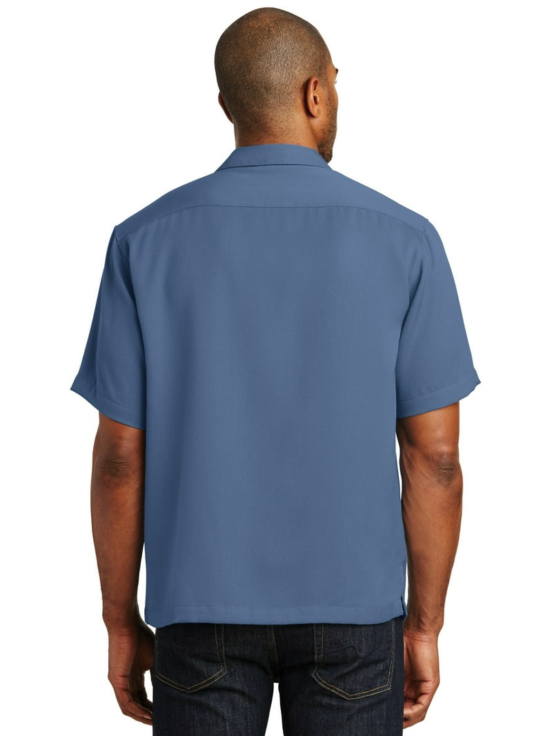 Men's Perfect Open Collar Camp Shirt - Walmart.com