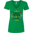 thumbnail image 3 of Inktastic I Love My Nephew Autism Awareness Women's V-Neck T-Shirt, 3 of 5