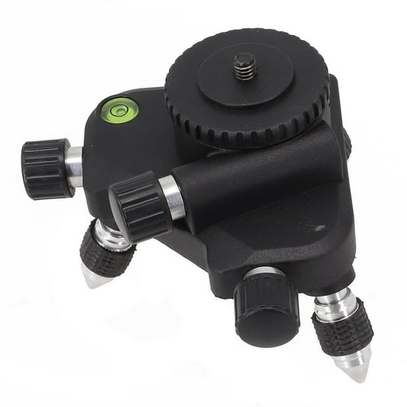 BTOER Tripod Tripod Bracket Base 360 Degree Level Adapter Meter Bracket 12 Lines Self Leveling Line Holder Tool Tripod Stand For Laser