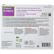Original Sculpey Oven-Bake Clay, 1.75 lb., White