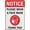 Warning Sign 2, variant on Please Wash Hands Sign, 8"x12" Grade Sheeting Rust Free Aluminum, Weather Resistant, Waterproof, Easy To Mount