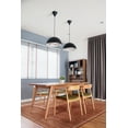 thumbnail image 3 of Linon Outdoor Washable Area Rug Collection, Orange and Ivory, 7' x 9', 3 of 8