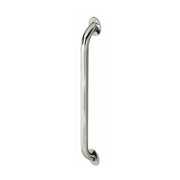Medline Knurled Chrome Grab Bar, 12"