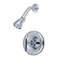 thumbnail image 2 of Kingston Brass Manhattan Modern Shower Faucets With Polished Brass KB6632CMLSO, 2 of 4