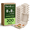 Natural, variant on Karat Earth 2 Compartments, 9''x6'' Paper Hinged Containers, Molded Fiber, White - 200 pcs
