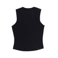 thumbnail image 3 of Ticikt Women's Quick-Dry Fitness Camisole with Supportive String Design for Running and Wear,Color:Black, 3 of 8