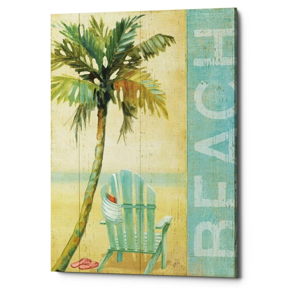Epic Graffiti 'Ocean Beach I' Canvas Wall Art, 12"x16" 40" x 54"