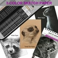 thumbnail image 7 of HIFORNY 60 Pcs Drawing Kit Sketching Pencil Set,Sketch Pencils Art Supplies with 3-Color Sketchbook,Graphite,Charcoal,Drawing Pencils for Adults Artists, 7 of 7
