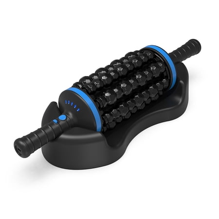 CUKIXA Cordless Roller Body Massage Rechargeable Vibrators 360 Rolling Percussive Massager Muscle Relaxation Back Foot Leg Relaxer