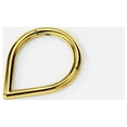 thumbnail image 2 of FANSING Gold Titanium Teardrop Septum Rings 16 Gauge Septum Jewelry 8mm Septum Hoop 16g Septum Rings, 2 of 3