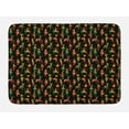 thumbnail image 1 of Carnival Bath Mat, Dancing Women Illustration in Flag Colors and Feathery Costumes, Plush Bathroom Decor Mat with Non Slip Backing, 29.5" X 17.5", Charcoal Grey Multicolor, by Ambesonne, 1 of 2