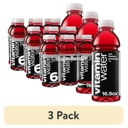 (3 pack) vitaminwater XXX Acai-Blueberry-Pomegranate Flavored Water Beverage Bottles, 16.9 fl oz, 6 Pack