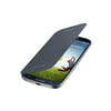 Wireless Accessories Flip Cover Folio Case for Samsung Galaxy S4 - Black