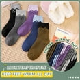 thumbnail image 3 of Holzlrgus Women's Winter Wool Socks Soft Warm Cozy Thickened Crew Causul Socks 5 Pairs, 3 of 6