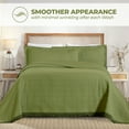 thumbnail image 5 of Superior 3 Piece Remi Cotton Blend Bedspread Set, Sage, King, 5 of 10