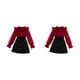 thumbnail image 4 of Guardurnaity Conjuntos de ropa informal Primavera Otoño Ropa para niños Disfraces Cuello Manga larga Parche de malla Tops corta Type2 NO2, 4 of 6