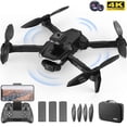 thumbnail image 2 of Dron plegable con cámara HD 4K/1080P para niños, cuadricóptero con WIFI, FPV, gran angular, 360 °, evitación de obstáculos, juguetes de regalo, V28, nuevo Fivean unisex, 2 of 2