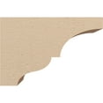 thumbnail image 3 of 4"W x 12"D x 8"H Classic Asheboro Rough Cedar Woodgrain TimberThane Corbel, Primed Tan, 3 of 6