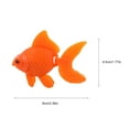 NUOLUX Fish Fish Fake Artificial Tank Decor Aquarium Tropical Floating Gold Simulation Goldfish ...