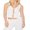 White, variant on Michellecmm Women's Linen Tank Tops Solid Color Tie Front V-Neck Cropped Vest