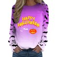 thumbnail image 1 of EHQJNJ Chandails en Molleton Oversize pour Femmes Col Rond Automne Pull Imprimé Col Rond Manches Longues Chandails en Molleton Graphiques Floraux Pulls Graphiques Amusants, 1 of 4