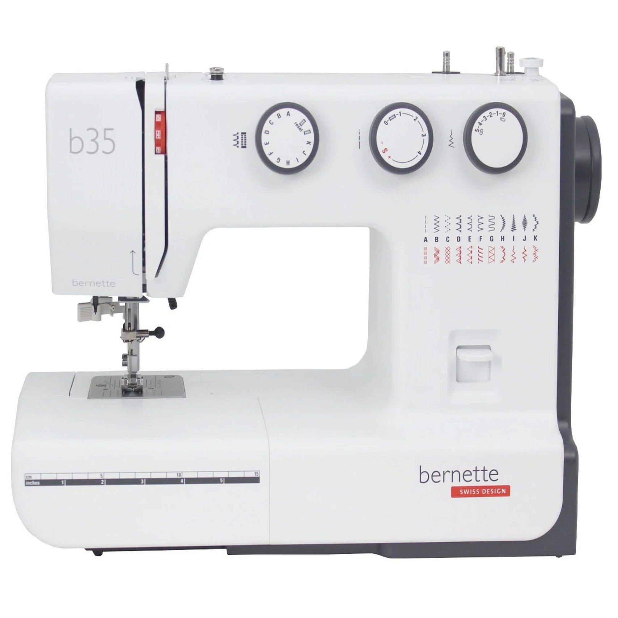 Bernette B35 Sewing Machine with 100 Thread Spools & Color Matching Bobbins