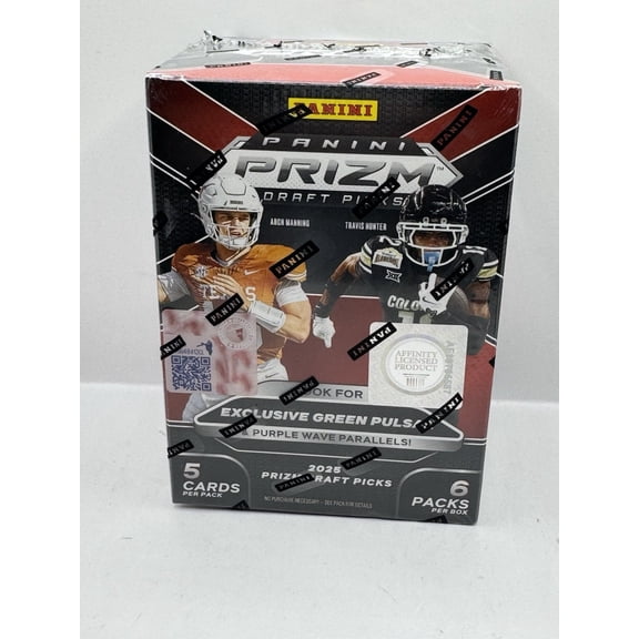 Collectible 2025 Panini Prizm Draft Picks Football Blaster - Factory Sealed