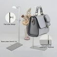 thumbnail image 4 of Purse Display Stand, Stainless Steel Adjustable Height Women Handbag Display Stand, Single Hanging Hook Bag Display Rack Counter Purse Holder for Household, Boutique Store, 4 of 8