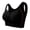 Black, variant on NIEWTR Womens Front Snap Closure Bras Soft Seamless Wireless Lace Bralettes Comfort Full Coverage Bra(Black,XL)