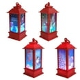 thumbnail image 3 of 4PCS Halloween Atmospheres Decorative Props Plastic Glowing Night Light house Red, 3 of 6