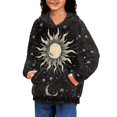 thumbnail image 4 of DISNIMO Sun Moon Hoodie Boys 6-7 Hoodies Sweatshirts Long Sleeve Pullover Fall Hoodie Kids Child Sweatshirt with Hoodie for Girls Streetwear Hoodies with Pockets Soft Galaxy Hoodies, 4 of 7