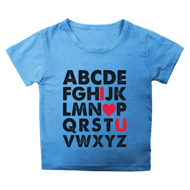 Chemises pour Filles Col Rond Imprimé Manches Courtes Hauts Tenues d'Été pour Tout-Petits Chemises Filles 6-7 Ans Mode Filles