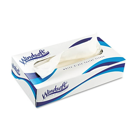 Facial Tissue in Pop-Up Box, 100/Box, 30 Boxes/Carton