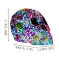 thumbnail image 2 of Uutvmp Halloween Prismatic Iridescent Skull, Halloween Spooky Decor with LED Lights, Halloween Funny Ghost Ornaments for Home Party Table, 2 of 9