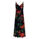 thumbnail image 4 of Mujeres Casual cuello en V sin mangas vendaje estampado de rayas chaleco suelto Sling vestido largo OAVQHLG3B Store lin121212, 4 of 4