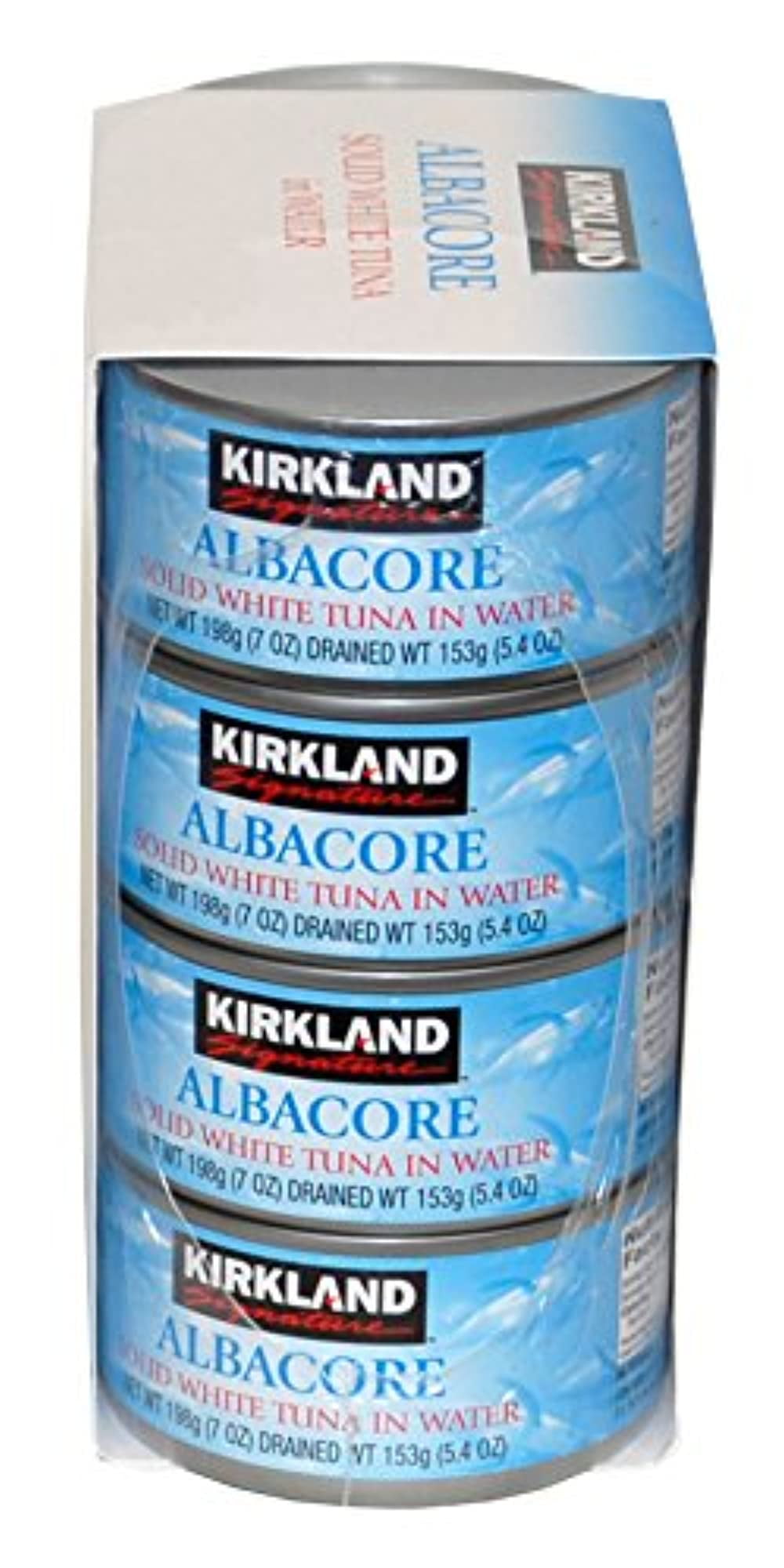 Kirkland Albacore Solid White Tuna in Water 8 Cans (Total Net Weight