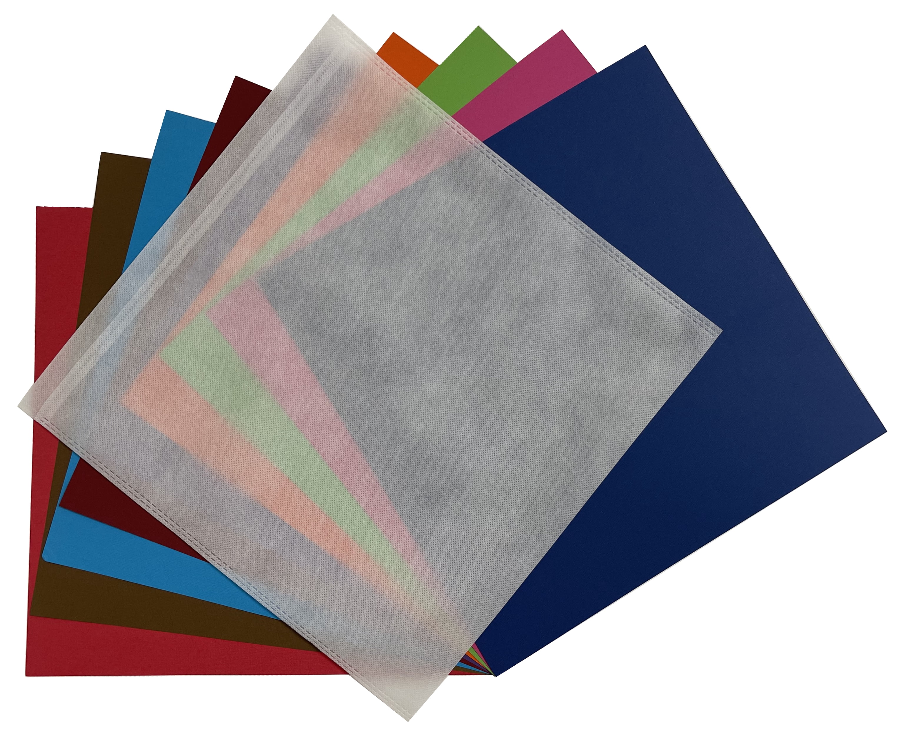 1000 CheckOutStore White Non Woven Storage Sleeves for 12x12 Cardstock Paper