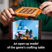 LEGO Minecraft The Crafting Table Building Set for Adults - Gift for Birthdays - Collectible Display Set for Minecraft & Video Game Fans - 21265
