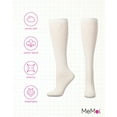 thumbnail image 6 of MeMoi  Pointelle Dot Knee High Socks - Girls - Female, 10, Winter White, 6 of 7