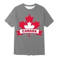 thumbnail image 5 of T-shirt Graphique de Festival pour Garçons Drapeau du Canada Col Rond Manches Courtes Tee Enfants Fête du Canada 1st July Tee Décontracté Parfait pour Célébration de la Fête du Canada, 5 of 5
